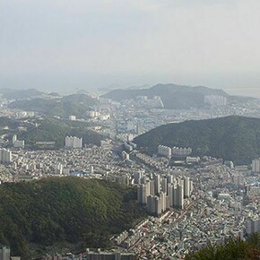 Jungho Oak, The holy landscape series-Hadandong, Busan, photograph, 2013, @ 43Inverness Street