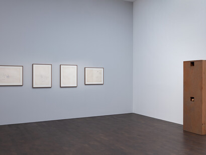Idea to Action to Object. Courtesy of Gagosian