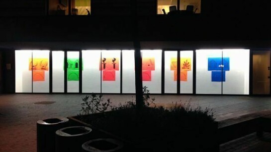 Brian Moran, Emoticons for a public square, installation shot