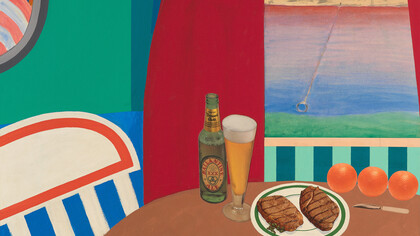 Still LIfe #8, 1962, mixed media and collage on board, 42 x 48 inches.
Copyright: Estate of Tom Wesselmann/Licensed by VAGA, NY, NY. Photo Credit: Jeffrey Sturges.
