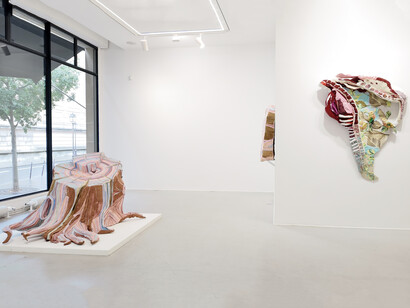 Artistes divers, Exposition collective, vue d'exposition. Avec l'aimable autorisation de la galerie RX&SLAG