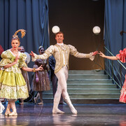 Gioachino Rossini su libretto di Jacopo Ferretti, La cenerentola, ossia La bontà in trionfo, vista della performance, Teatro Nuovo 