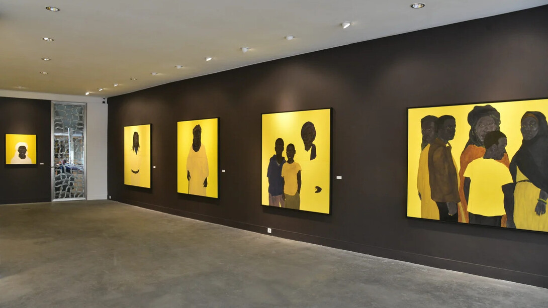 M’barek Bouhchichi, Who I am, what we are, exhibition view. Courtesy of L’Atelier 21