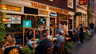 A small Thai restaurant and snackbar located in Amsterdam, North Holland, offering an authentic local Thai dining experience