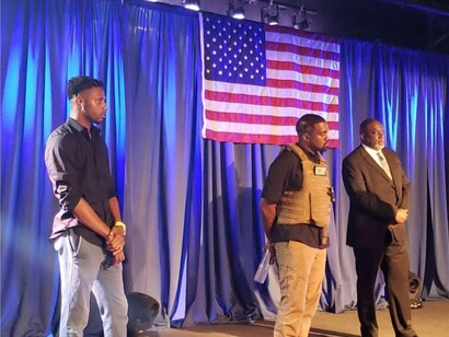 Gary Lewis advocating for Ye West on the 2020 campaign trail 