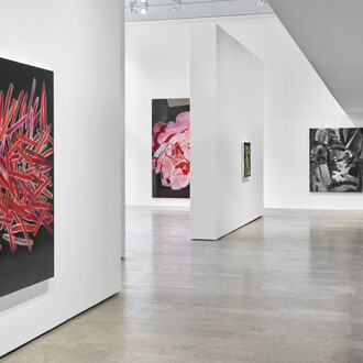 Ross Bleckner, It used to be, exhibition view. Courtesy of Capitain Petzel