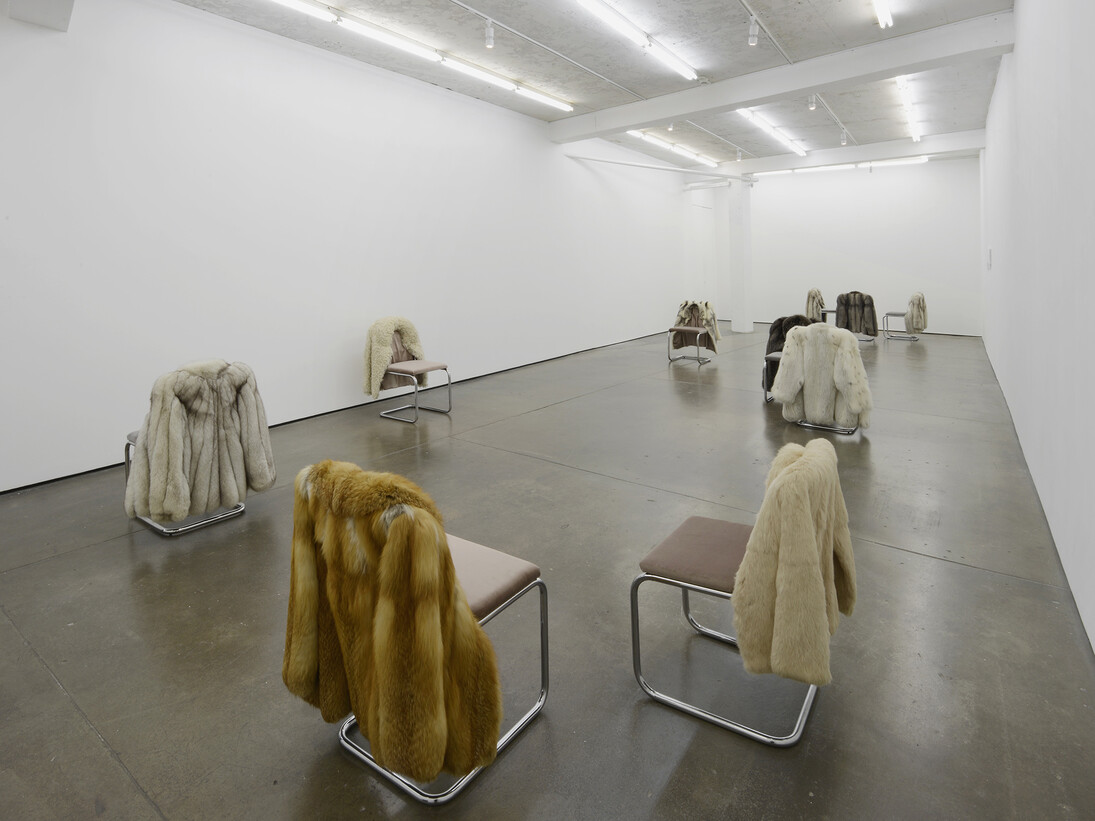 Nicole Wermers. Infrastruktur, istallation view at Herald St Gallery, London