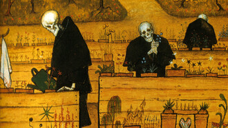 Hugo Simberg, El jardín de la muerte, 1896 (detalle)