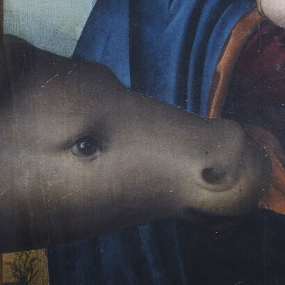 Il Bue,  dettaglio della Tavola di Tortona