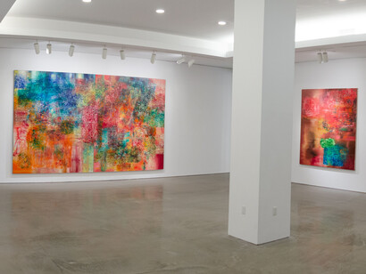 Nachume Miller, Suns & Illusions, exhibition view. Courtesy of David Benrimon Fine Art