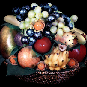 Valérie Belin, Corbeilles de fruits (Sans titre), 2007, Épreuve chromogène montée sous Diasec, 180 x 205 cm (sans cadre) © Centre Pompidou, MNAM-CCI/Georges, Meguerditchian et Ph. Migeat /Dist. RMN-GP © ADAGP, 2015