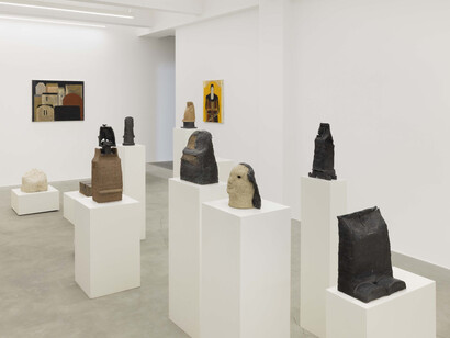 Keiji Ito, Humans and expression, exhibition view. Courtesy of kaufmann repetto