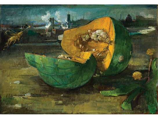 Nancy Morgan Barnes, Hubbard Squash, 2010, Collection of Kaja and Cali Veilleux