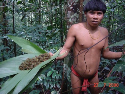 Miembro de la tribu Yanomami