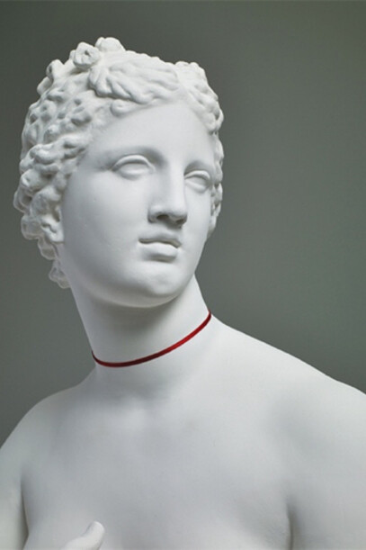 Ian Hamilton Finlay, Aphrodite of the Terror, detail, 1987). Courtesy the Estate of the Artist