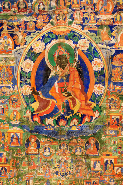 Buddhist pilgrimage. Treasures from the donation of The Tsui Art Foundation, artwork in exhibition. Courtesy of Hong Kong Heritage Museum