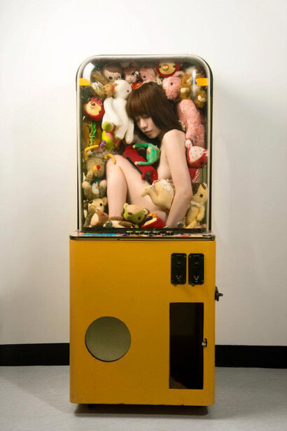 Wang Chienyang, Girl in Toy Claw Crane Machine, Courtesy of Mehta Bell Projects