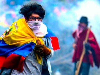 Protestas en Ecuador