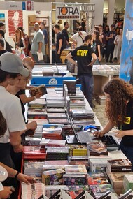 Lo stand della Panini al Comicon di Napoli 2026. Mostra d'Oltremare, Napoli, Italia. Foto di IlPres