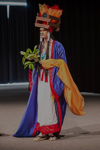 Altaïr brings the character of Himiko from Okami to life in the Individual Cosplay Competition, held during the Japan Impact Convention at EPFL in Switzerland on February 16-17, 2019