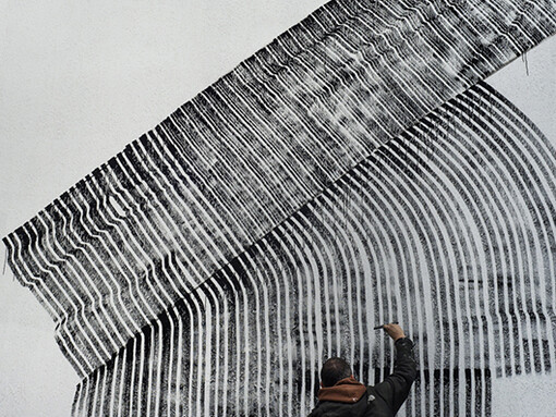 2501, Assonometria del cerchio”, Pigneto, Roma. Progetto “Light Up Torpigna!” a cura di Wunderkammern © Giorgio Coen Cagli, courtesy Wunderkammern