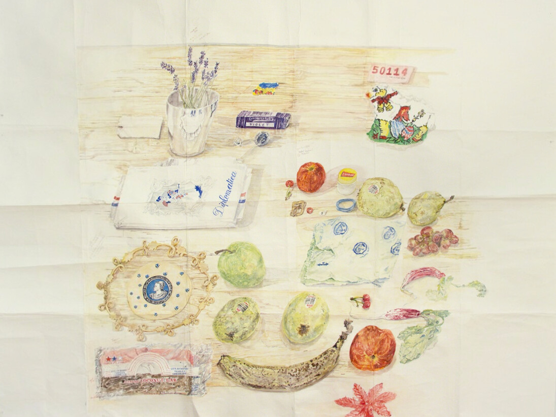 Tables and pills and things. Courtesy of Pierogi 