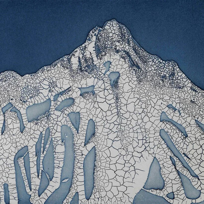 Margaret E. Murray, Glacial melt VII, 1/5 (detail), 2025. Courtesy of the Tint Gallery