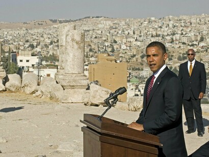 Obama en una visita a Jordania
