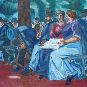 A.A. Morgunov, Under the pink shadow, 1911. Courtesy of New Tretyakov Gallery