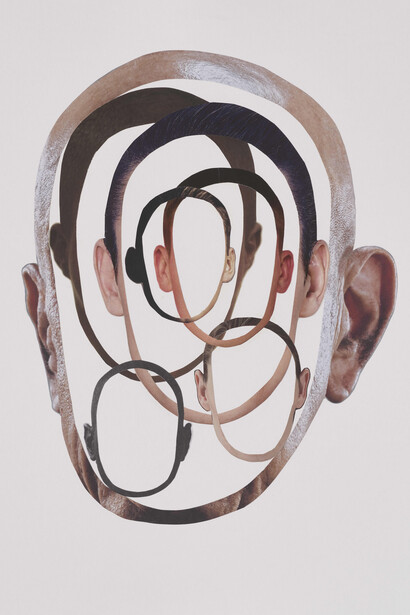 Christian Marclay, Eccentric listening (Fourteen ears), 2024. Courtesy of Gallery Koyanagi © Christian Marclay 