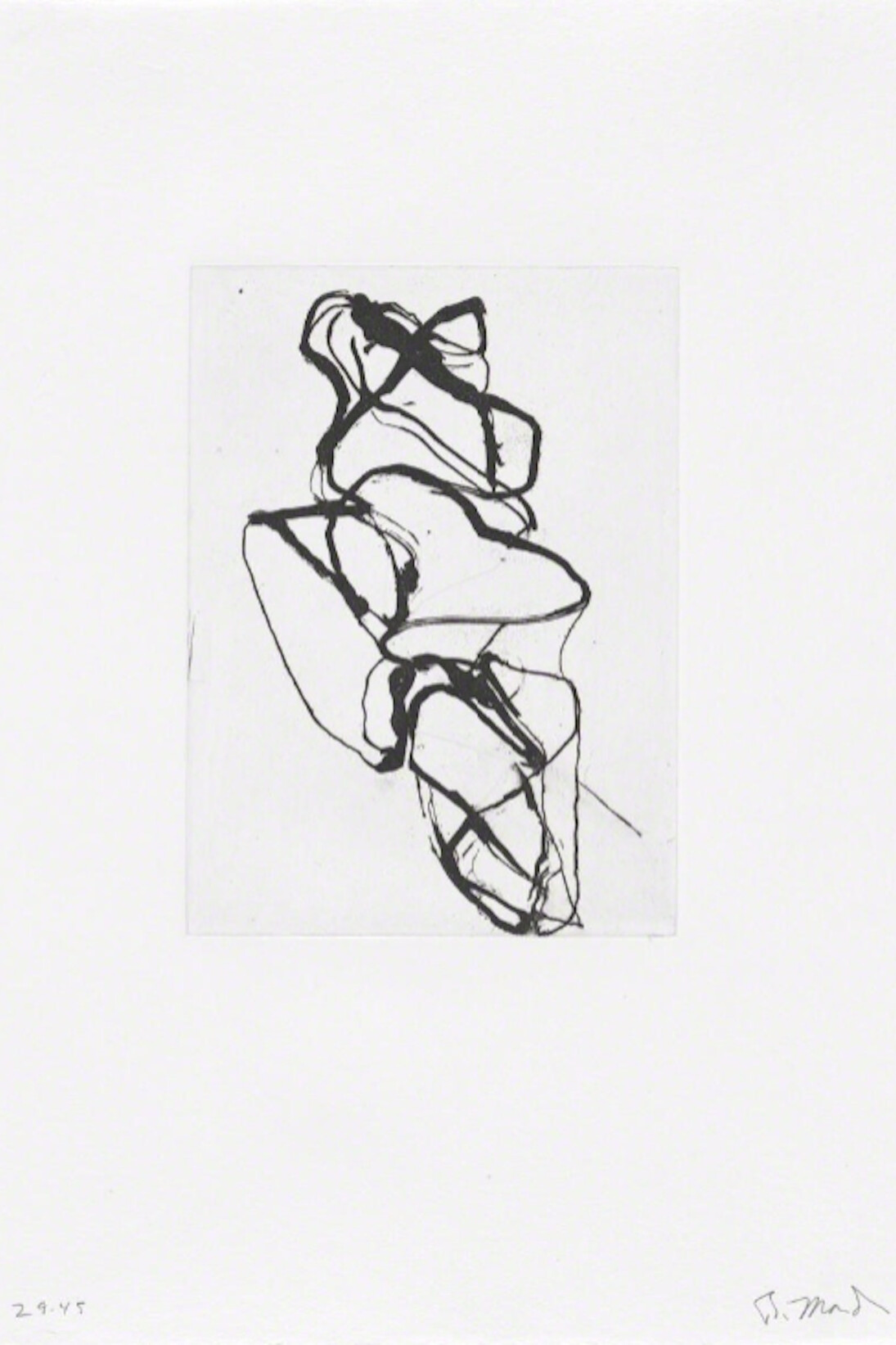 Brice Marden. Prints. Courtesy of Senior & Shopmaker