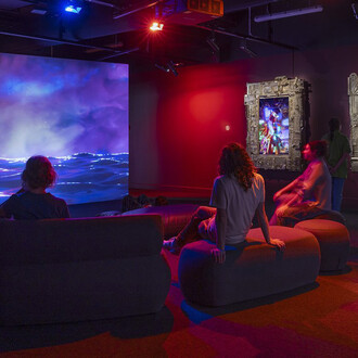 The darkness between the stars, exhibition view. Courtesy of ACMI
