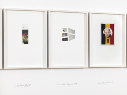 Joachim Schmid, Bilder von der Straße, 1982-2012, fotografie trovate montate su cartone, cm. 29,5 x 21,5 cad. dettaglio 2, courtesy P420
