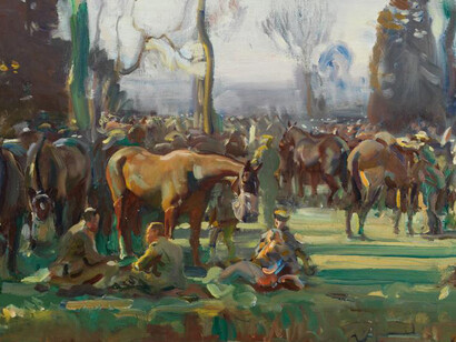 Alfred Munnings. Courtesy of National Army Museum