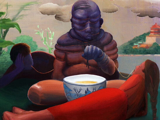 Aniel B. Dias, A borrowed window. Cortesia di Dorothy Circus Gallery