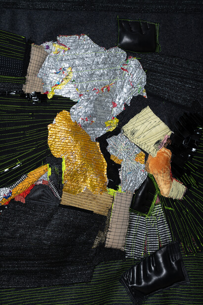 Elodie Blanchard, Black silver sun, 2025. Courtesy of Jane Lombard Gallery