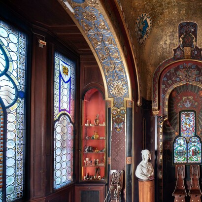 Lo studiolo dantesco. Inaugurato nel 1881, il Museo era stato la casa dell’aristocratico milanese Gian Giacomo Poldi Pezzoli (1822-1879), appassionato collezionista d’arte © Andrea Jemolo