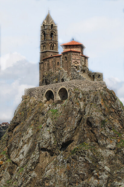 Chapelle Saint-Michel d'Aiguilhe, 17 avril 2006. Photo d'Alexander Hoernigk