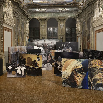 Helter skelter: Arthur Jafa and Richard Prince, exhibition view. Courtesy of Fondazione Prada