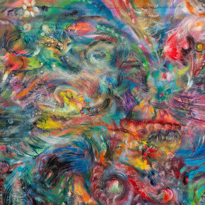 Yehong Mao, Spinning..vortex..spinning.., 2025. Courtesy of Shrine Gallery