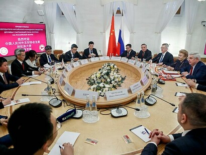 Meeting of the First Deputy Chairman of the State Duma Ivan Melnikov with the delegation of the Chinese People's Association for Friendship with Foreign Countries