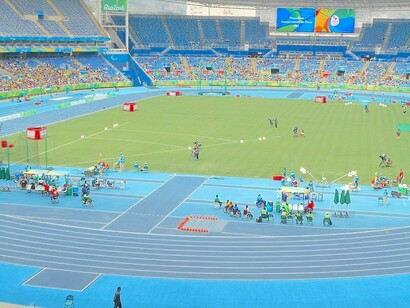 Estadio Olímpico Nilton Santos, no Rio de Janeiro, Brasil