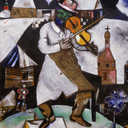 Marc Chagall, ’Le violoniste’, 1912-13, collection Stedelijk Museum Amsterdam