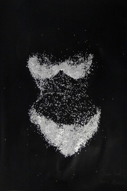 Jean-Paul Guiragossian, Oriental Dancer, 2014,
mixed media on black paper, 102 x 72 cm, Courtesy Emmagoss Gallery, Lebanon