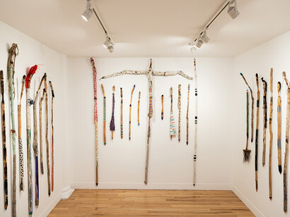 Oren Fischer, Hallel, exhibition view. Courtesy of 81 Leonard Gallery