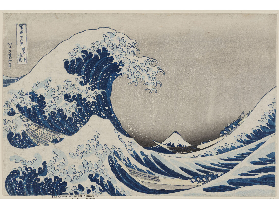 Katsushika Hokusai, Under the Wave off Kanagawa, about 1830-31