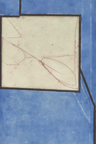 Richard Diebenkorn, Two way II, 1982. Courtesy of Crown Point Press
