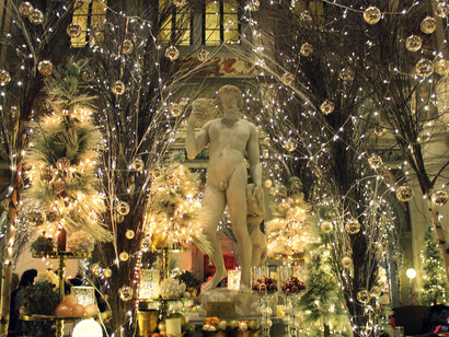 Galerie in Weihnachten in Florenz