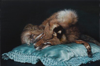 Cindy Wright
Foxed, 2015
oil on linen
31 1/2 x 48 1/2 inches
80 x 123 cm