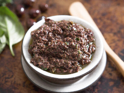 Pate de aceitunas de Kalamata